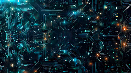 Wall Mural - circuit board