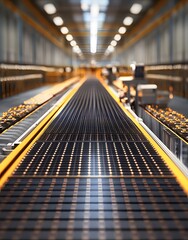 Poster - Conveyor Belt in a Factory