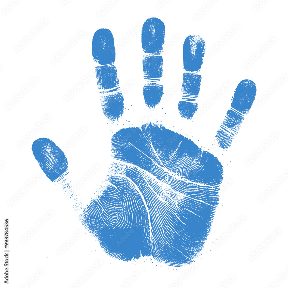 human handprint vector , The handprint should look realistic vector ...