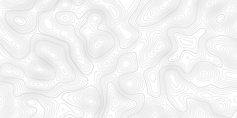 abstract background wavy topographic line contour geography map. seamless pattern and banner design.