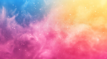 Wall Mural - de focused abstract lights with glitter background