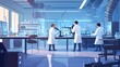 © Jojo* - Three Scientists Working in a Modern Laboratory