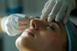 © toptop28 - Nose augmentation at a beauty clinic. generative AI