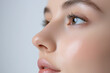 © toptop28 - Nose augmentation at a beauty clinic. generative AI