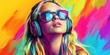 © Alexander Chaykin - Electronic Musician in Colorful Neon