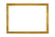 © Altin Osmanaj - Golden frame decorative elegant ornamental template rectangle isolated white background