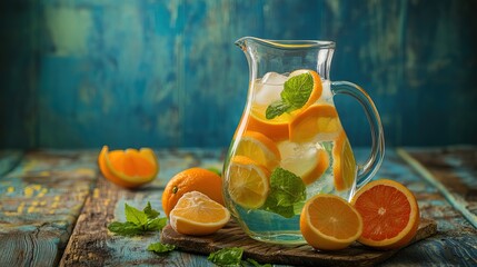 Canvas Print - Refreshing Citrus Pitcher