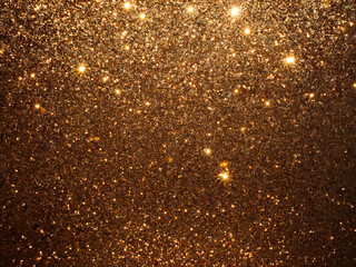 Gold Glitter Background. Wallpaper Texture.