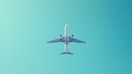 Soaring High The Thrill of Aerial Adventure Against a Pristine Sky