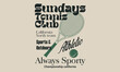 © riaz - Tennis college league. Vintage artwork for sportswear. Sport logo. Sunday tennis club vector t-shirt design. Miami tennis league graphic print design. College font racket tournament.