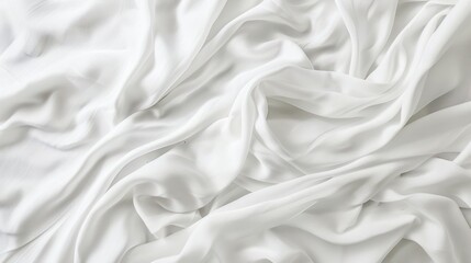 Canvas Print - White Fabric Texture