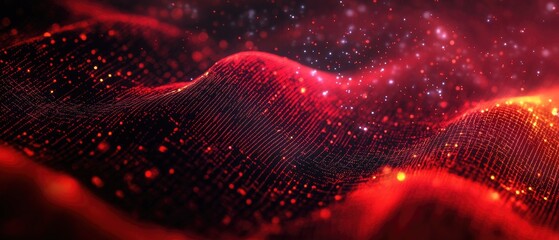 Aufkleber - Vibrant red abstract motion backdrop showcasing beautiful visuals