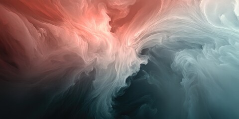 Poster - Abstract fractal backdrop with a soft blurred appearance