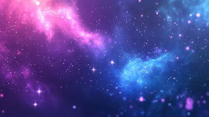 Wall Mural - vibrant nebula backdrop featuring glowing colors in a cosmic setting a blend of purple and blue hues
