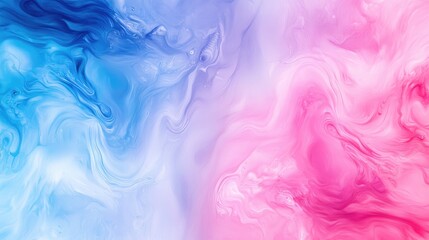 Poster - Pastel Liquid Pink and Blue Background Illustration for Wallpaper Texture