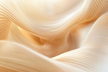 Poster - Beige abstract digital background featuring curved lines Illustration