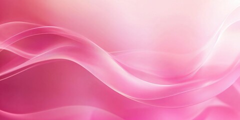 Poster - Abstract pink gradient background with a blurred design