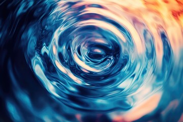 Poster - Stunning abstract background illustration featuring radial motion Blurred whirlpool effect with circular dynamics Vibrant graphic design ripple movement for your creative projects