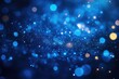 © NFTNexus - Bright blue bokeh lights create an abstract background with flying particles and vivid illumination Suitable for covers banners postcards and flyers