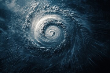 concept of wind gusts created with stock technology, showing the powerful winds and towering waves f