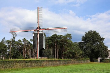 Beddermolen in Westerlo, Belgium. Windmill.