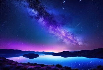 stunning vibrant night sky countless shining stars creating magical celestial display, astronomy, co