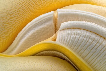 Close-up of a bananas with intricate texture and natural patterns