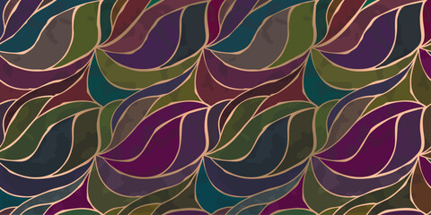 Wall Mural - mosaic free hand background.abstract rough shapes with grunge texture.print on fabric and paper.vect