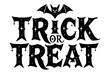 © Jutish - trick or treat Halloween typography t-shirt design vector illustration