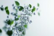 © InfiniteStudio - Exploring the relationship between DNA, gene therapy, and biochemistry in a plant laboratory setting on a white background