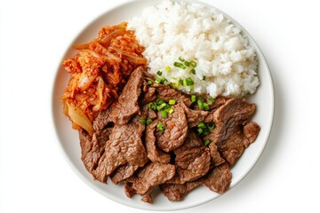 Wall Mural - Sizzling Korean Beef Bulgogi