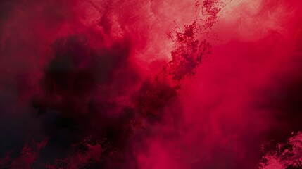 Wall Mural - _Red_minimalist_and_atmospheric_background