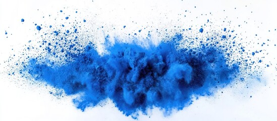 Wall Mural - Blue Powder Explosion