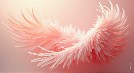 Sticker - feathers background