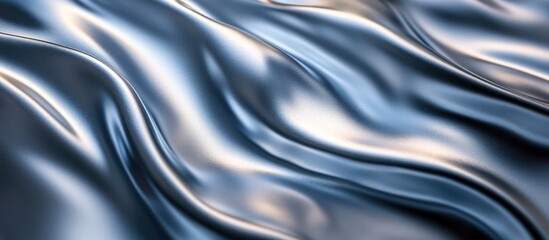 Wall Mural - Abstract Silver Fabric Texture