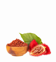 Poster - Bixa orellana - Natural red pigment from annatto seeds