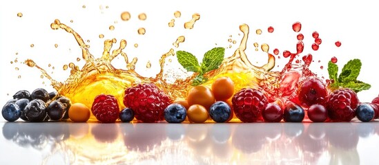 Canvas Print - Fresh Berry Splash