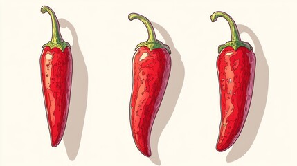 A red chili pepper cut up on a white background. Fresh red chilies on white background. red chili peppers, fresh red chilies, chili peppers isolated, red chilies on white background.