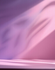 Wall Mural - abstract studio multicolor pastel background for product presentation. empty room with shadows of wi