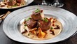 © Visual Vibes - Venison medallions with chanterelles in whiskey cream sauce