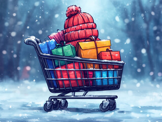 Aufkleber - Targeted Cyber Monday search engine ads graphics illustrations to optimize visibility and drive traffic to online stores
