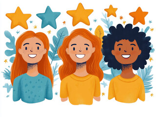 Aufkleber - Trust-building Cyber Monday customer review graphics illustrations to highlight positive feedback and boost credibility