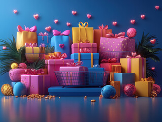 Aufkleber - Vibrant Cyber Monday online store banners pictures featuring compelling designs to highlight special offers