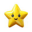 © Dan Marsh - 3d yellow cartoon star isolated on white