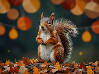 Sticker - Autumn Squirrel