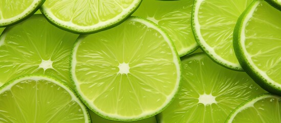 Lime Slices Background