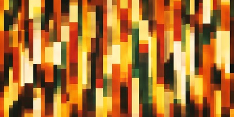 Wall Mural - abstract background with a mosaic of warm colors, perfect for a modern design project. digital pixel