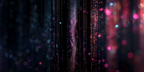 Wall Mural - abstract background with colorful lights and bokeh. perfect for adding a modern touch to your design