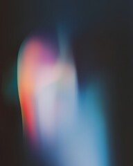 Wall Mural - abstract colorful light streaks create a vibrant and ethereal display.