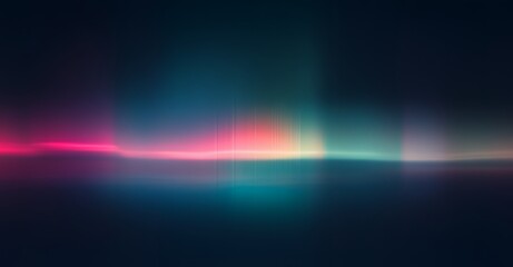 Wall Mural - abstract background with blurred lights in pink, blue, and green. perfect for a modern, futuristic d